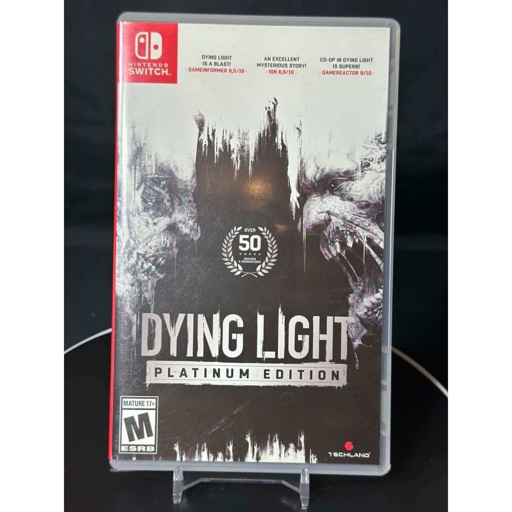 Dying Light Platinum Edition Nintendo Switch Case Only No Game Replacement Art